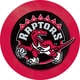 Toronto Raptors NBA Chrome Double Neon Ring Clock