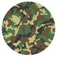 Hunt Camo Chrome Double Ring Neon Clock