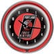 Portland Trail Blazers NBA Chrome Double Neon Ring Clock