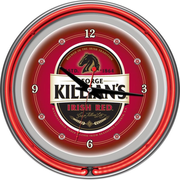 George Killian's Double Neon Ring Clock