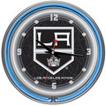 NHL Los Angeles Kings Double Neon Ring Clock