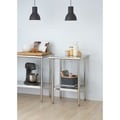 Trinity EcoStorag 24-inch Stainless Steel Table