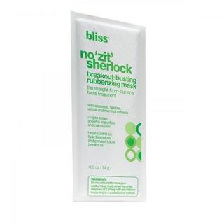 Bliss No Zit Sherlock Breakout-Busting Rubberizing Mask (Pack of 6)