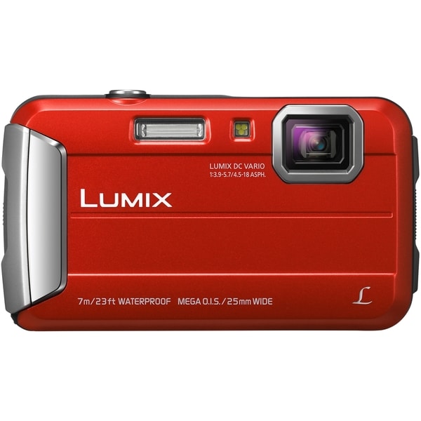 Panasonic Lumix DMC-TS25 16.1 Megapixel Compact Camera - Red