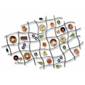 Iron Werks Colored Windows Wall Sculpture