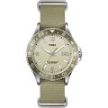 Timex Men's T2P035 Ameritus Sport Olive Green Nylon Slip Thru Strap Watch