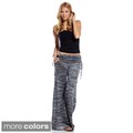Elan Women's Extra Wide Cinched Waist Casual Pants