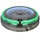 Green/ White Double Ring Neon Clock