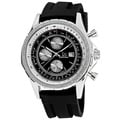 Joshua & Sons Men's Multifunction Rubber Strap Watch