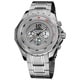 Joshua & Sons Men's Large Dial Quartz Chronograph Stainless Steel Bracelet Watch