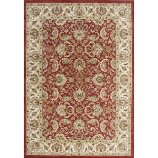 Alliyah Hand-made Wool Soft Red Persian Rug (10'x14')