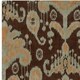 Hand-tufted Cocoa and Gold Ikat New Zealand Wool Rug (9' x 13')