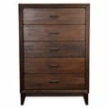 Ashton Rustic Java 5-drawer High Chest