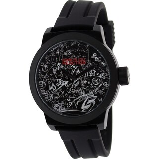 Kenneth Cole Recation Men's Black Silicone Quartz Watch