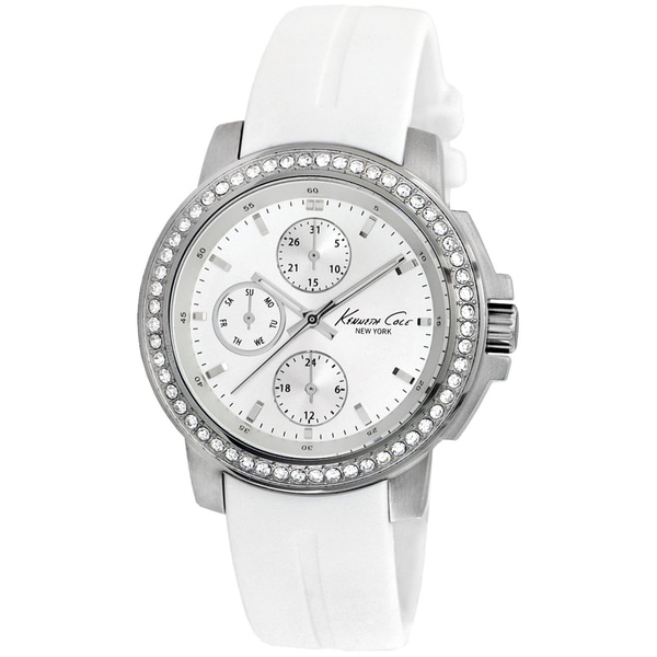 Kenneth Cole Women's White Calf Skin Quartz Watch