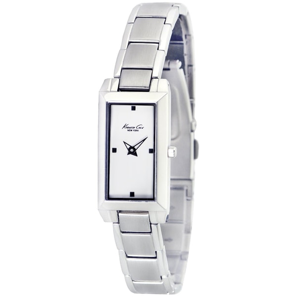 Kenneth Cole Women's 'Classics' Silver Dial and Steel Quartz Watch