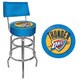 Trademark Games Officially Licensed NBA Padded Bar Stool with Back