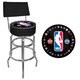 Heat Trademark Games Officially Licensed NBA Padded Bar Stool with Back