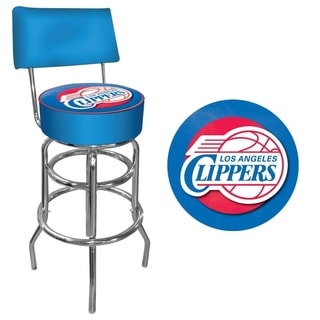 Trademark Games Officially Licensed NBA Padded Bar Stool with Back