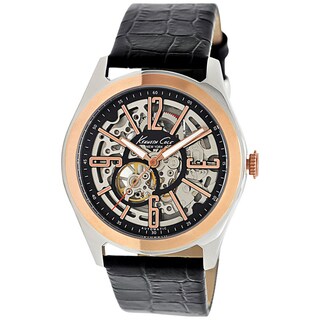 Kenneth Cole Men's Automatics Black Leather Automatic Watch