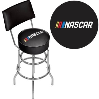 Trademark Games NASCAR Padded Swivel Bar Stool with Back