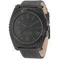 Freestyle Men's Black Calf Skin Strap Quartz Watch