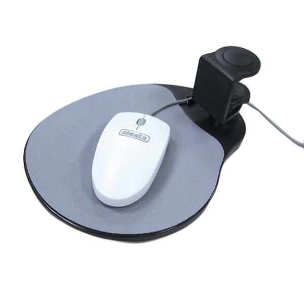 Aidata Under Desk Swivel Ergonomic Mouse Platform White Via Ergoguys