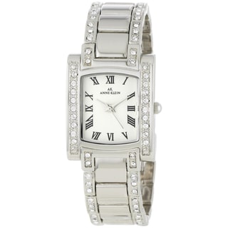 Anne Klein Women's Steel Crystal-accented Watch