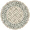 Recife Natural Garden Lattice Rug (8'6 Round)