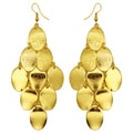 Kate Marie Goldtone Textured Cluster Earrings