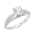 14k White Gold 1ct TDW Diamond Engagement Ring (H-I, SI1-SI2)