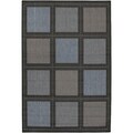 Recife Summit/ Blue Black Rug (8'6x13')