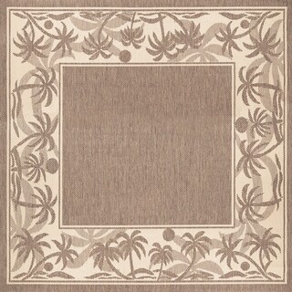 Recife Island Retreat Beige Natural Square Rug (7'6 x 7'6)