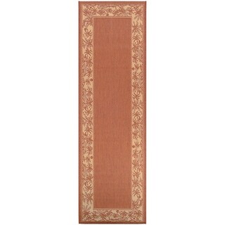 Recife Island Retreat Terracotta/ Natural Runner Rug (2'3 x 7'10)
