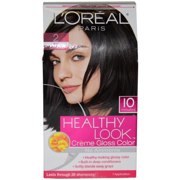 loreal hair color black price