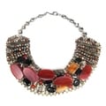 Exquisite Charm Mix Stone Autumn Collar Necklace (Thailand)