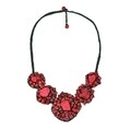 Chic Mosaic Beauty Turquoise Embellished Necklace (Thailand)