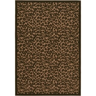 Urbane Captivity Tan/ Brown Rug (5'2 x 7'6)