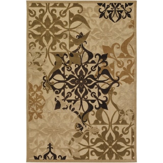 Courtisan Urbane 'Gatesby' Sand/ Ivory Rug (5'2 x 7'6)