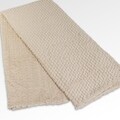 Hannah Plush 50x60-inch Beige Throw