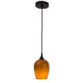 Aurora Dark Bronze One-Light Pendant