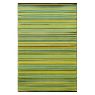Online Specials  Prater Mills Indoor/Outdoor Reversible Yellow/ Green Rug