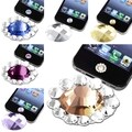 BasAcc Diamond Home Button Sticker for Apple iPhone 3/ 4 (Pack of 6)