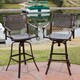 Christopher Knight Home Sebastian Cast Aluminum Barstool (Set of 2)