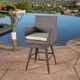 Braxton PE Swivel Armed Barstool
