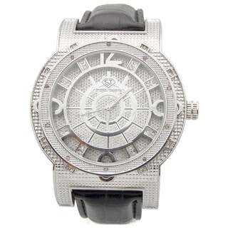 Joe Rodeo Men's 'Super Techno' Diamond-accented Watch