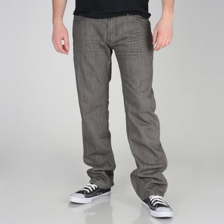 X-Ray Jeans Men's Grey Denim Skinny Jeans