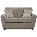 Newport Furniture 'Hobbs' Grey Chenille Loveseat with Pillows
