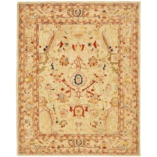 Low Price Hand-made Anatolia Ivory Hand-spun Wool Rug (9' x 12')