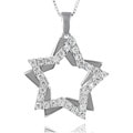 Tressa Collection Sterling Silver Cubic Zirconia Star Necklace
